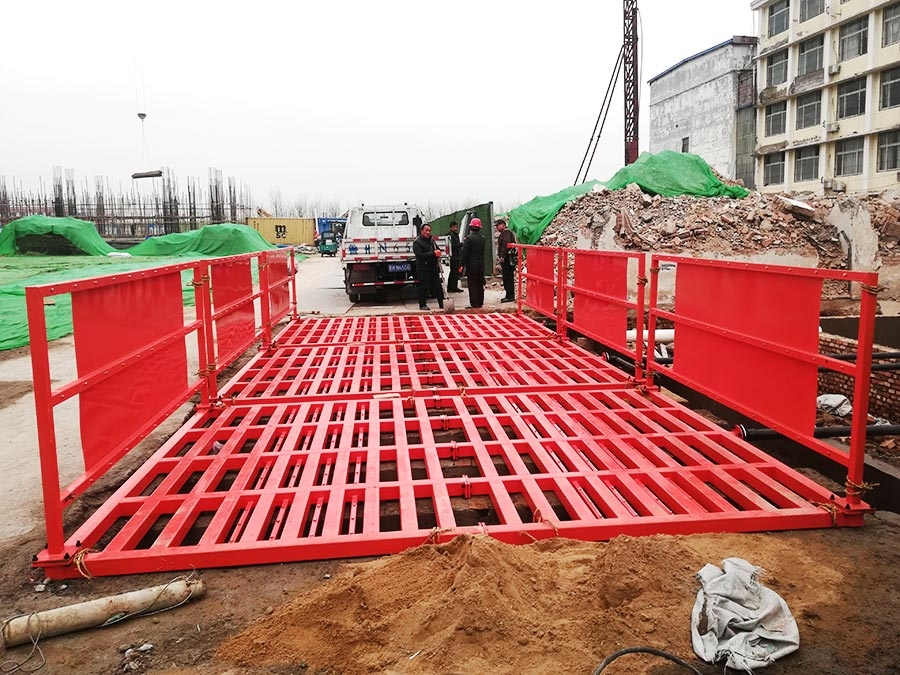 建筑工地洗車機是如何進行安置的